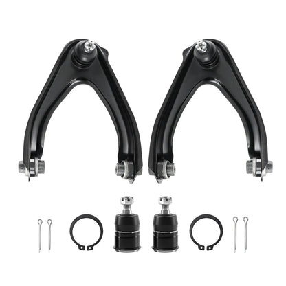 Set of 4 Front Upper Control Arms & Lower Ball Joints for Honda CR-V (1997–2001)