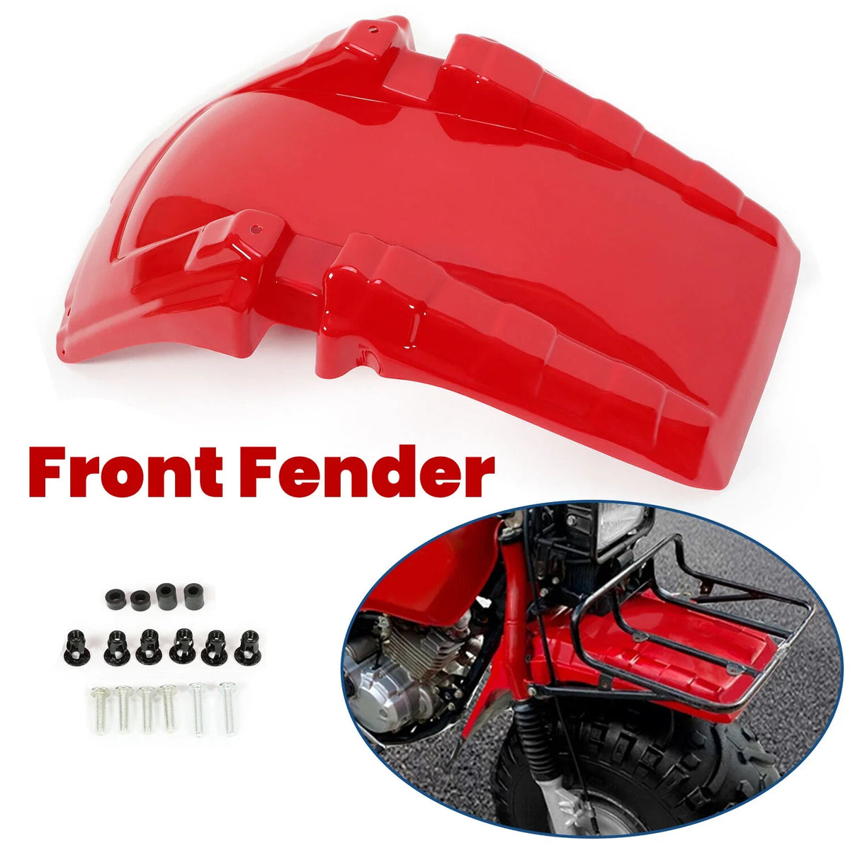 Plastic Front Fender for Big Red 250 ATC250ES (1985-1987)