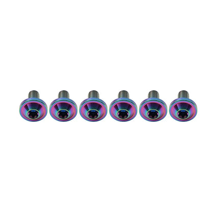 6pcs Alloy Truss Torx Head Screws M6x10mm for Bike Motorcycle