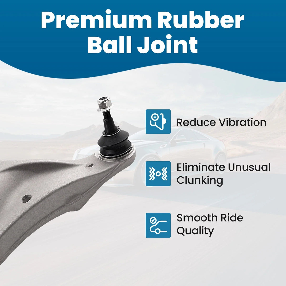 Control Arms Set with Ball Joints for Cadillac CTS (2008-2015)