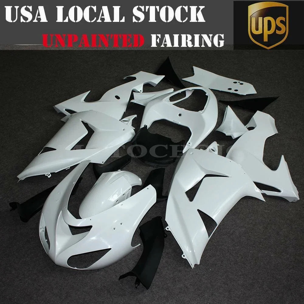 Fairing Kit - ABS Injection Unpainted for Kawasaki Ninja ZX10R 2006-2007