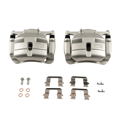 Front Brake Caliper Set w/Bracket for 2008-2013 Nissan Rogue 2.5L