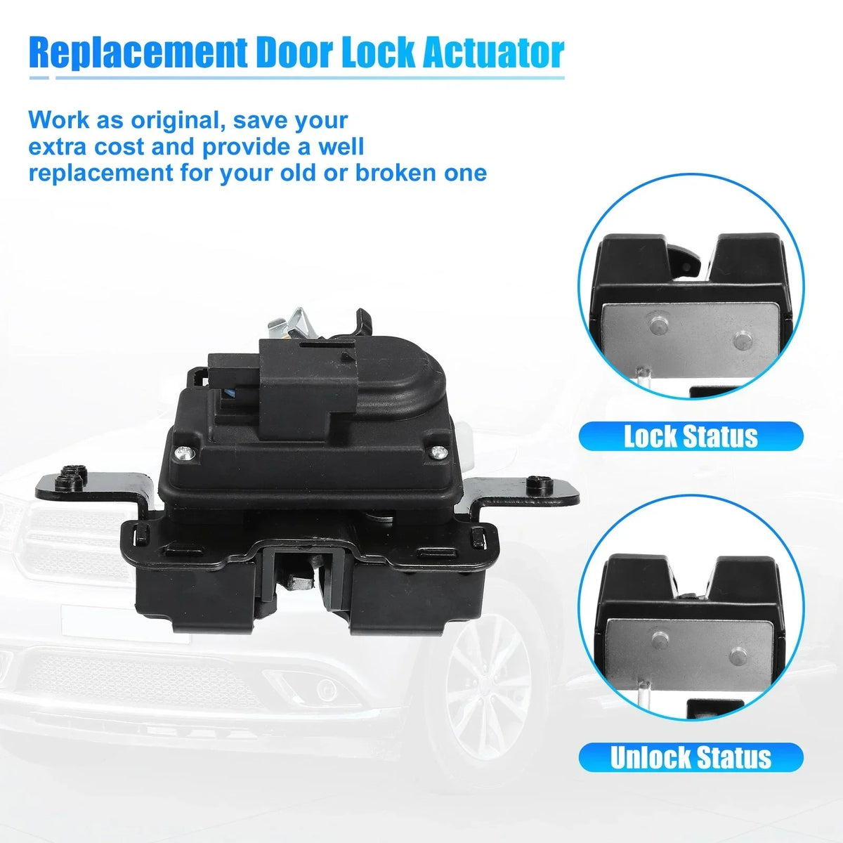 Rear Tailgate Lid Lock Actuator for Dodge Durango 2004-2005