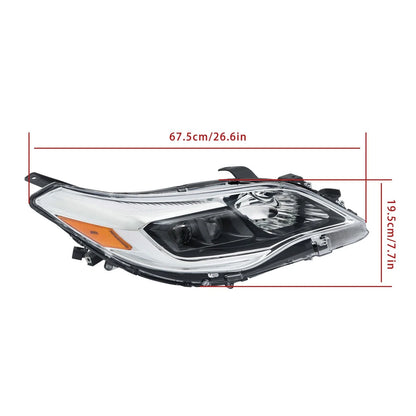 Headlight Assembly Clear RH for Passenger Side 2013–2015 Toyota Avalon