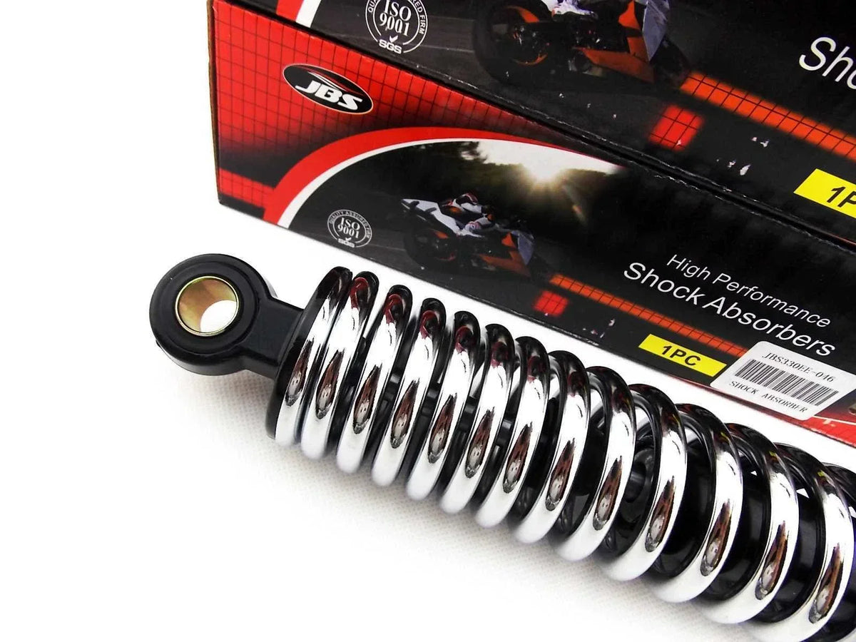 Black/Chrome 330mm Rear Shock Absorbers for Benelli 900 SEI