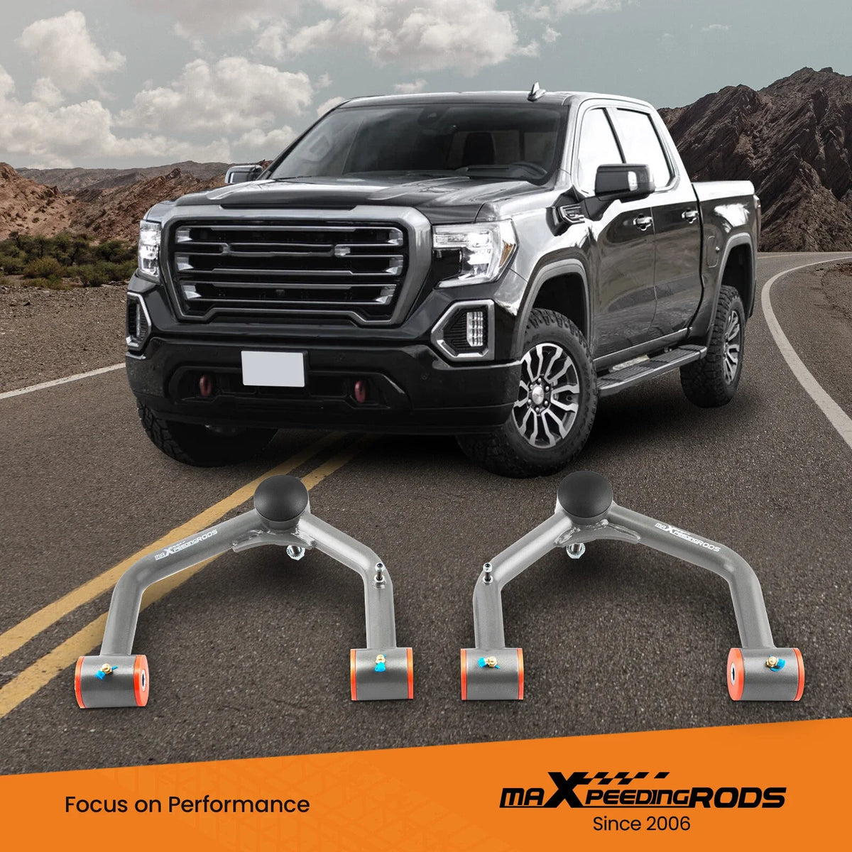 2 Inch Lift Kit for 1500 Silverado Trail Boss and Sierra AT4 (2019-2023)