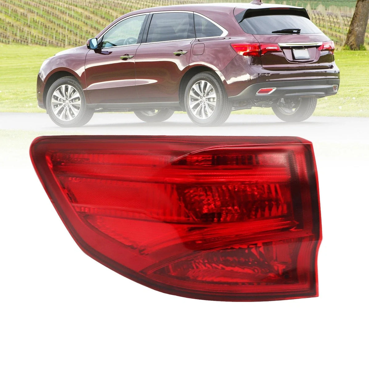 Left Driver Outer Tail Light for Acura MDX (2014–2020) 33550TZ5A02