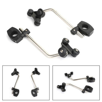 7/8" 22mm Universal Handlebar Mount Windscreen Bracket Clamp