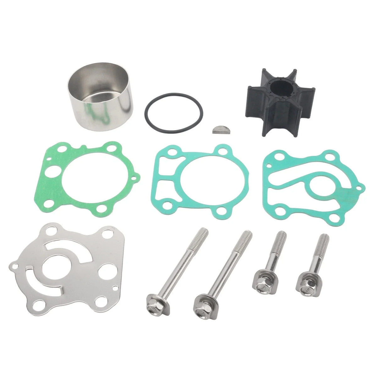 Water Pump Kit for Yamaha 75 80 90 100 HP F80 F90 F100 (67F-W0078-00-00)
