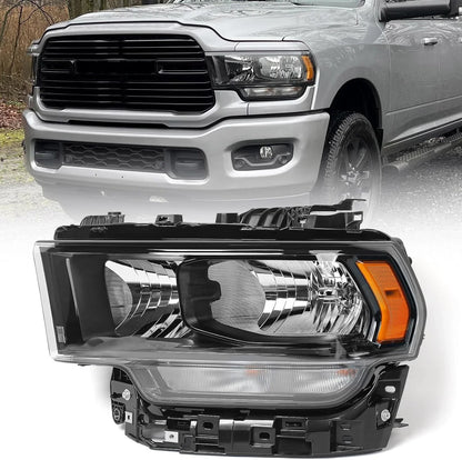 Driver Side Chrome Headlight for Ram 2500 3500 (2019-2024)