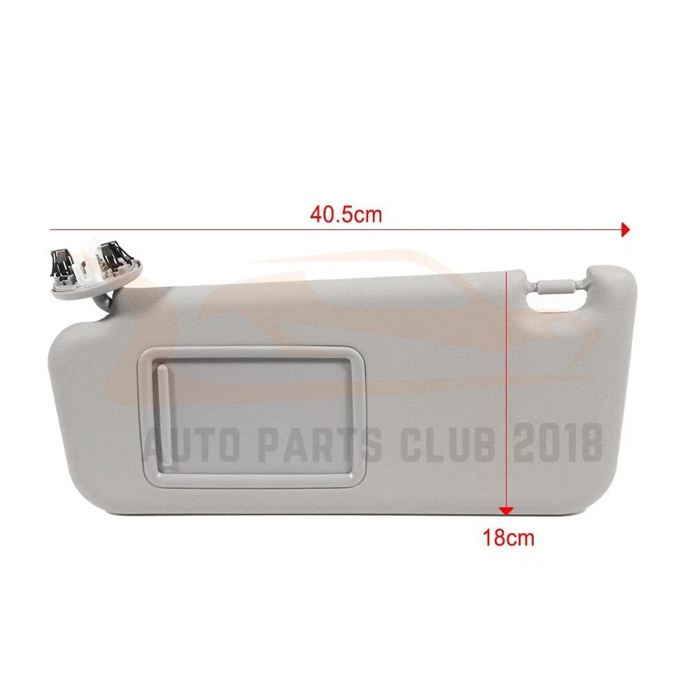 Left Driver Side Sun Visor for Toyota RAV4 (2010–2012) 74320-42501-B2