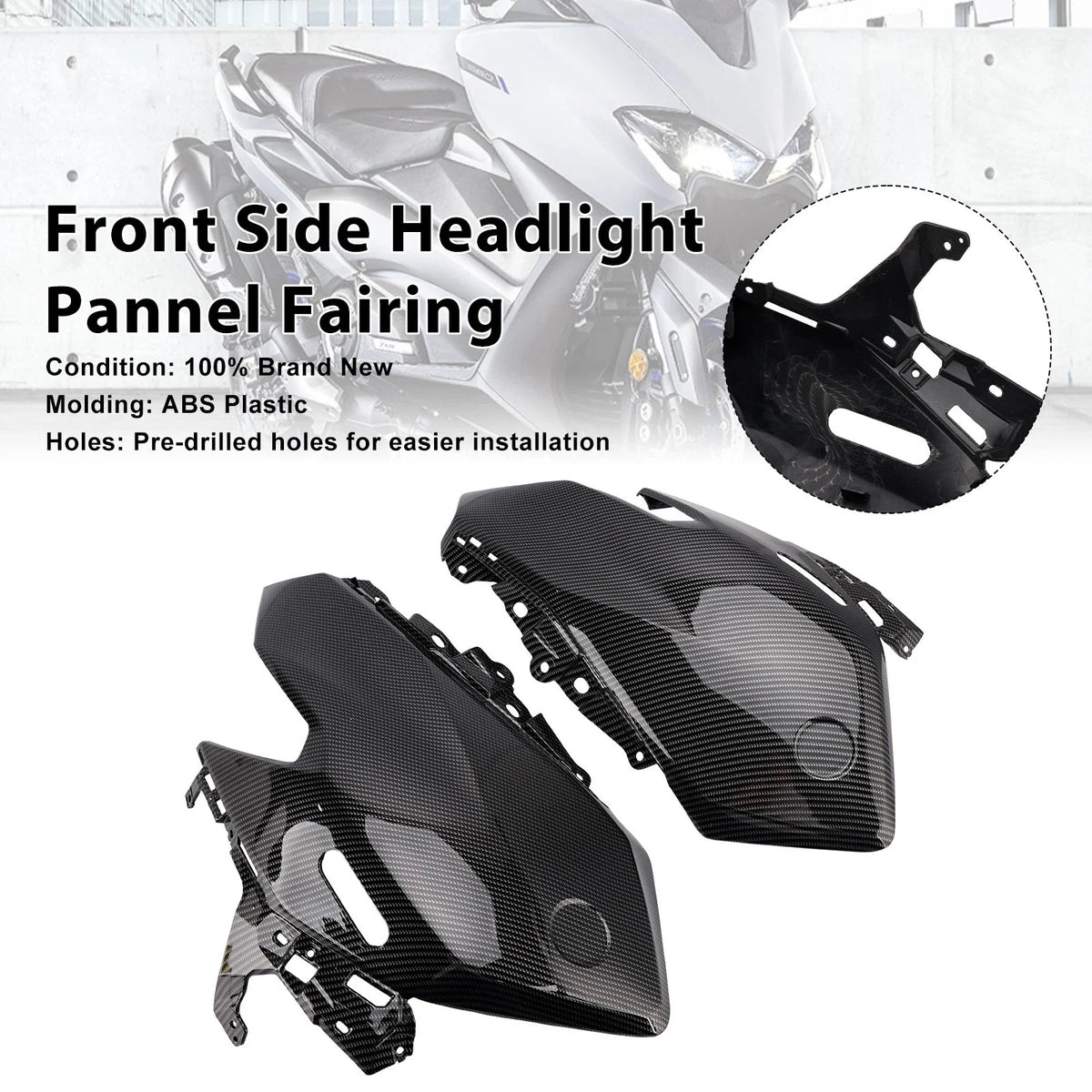Front Side Headlight Panel Fairing for Yamaha T-MAX 560 (2025–2026)