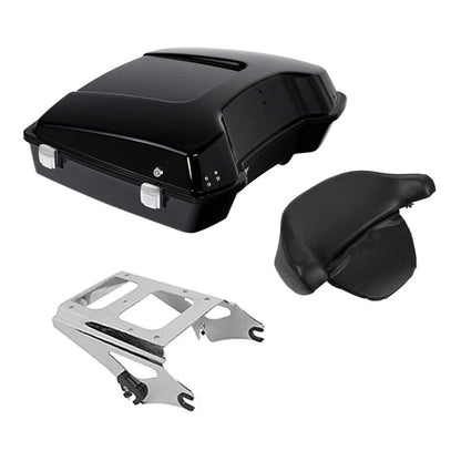Chrome Trunk Rack for Harley Road King Touring 2009-2013