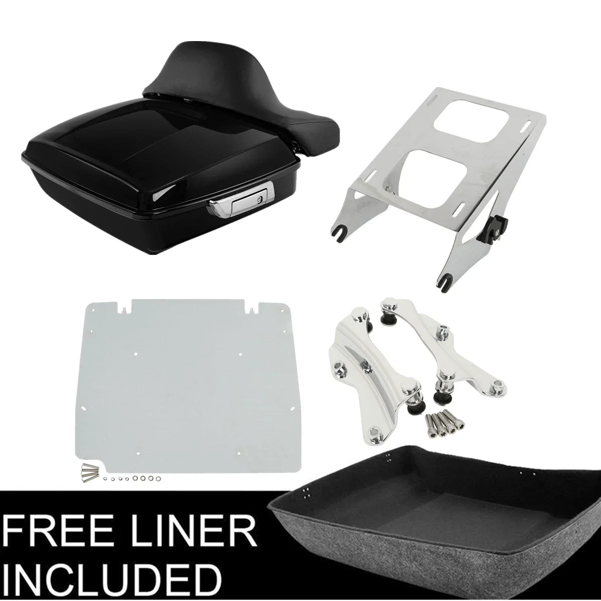 Trunk Mount Rack Base Plate for Harley Touring (2014-2025)