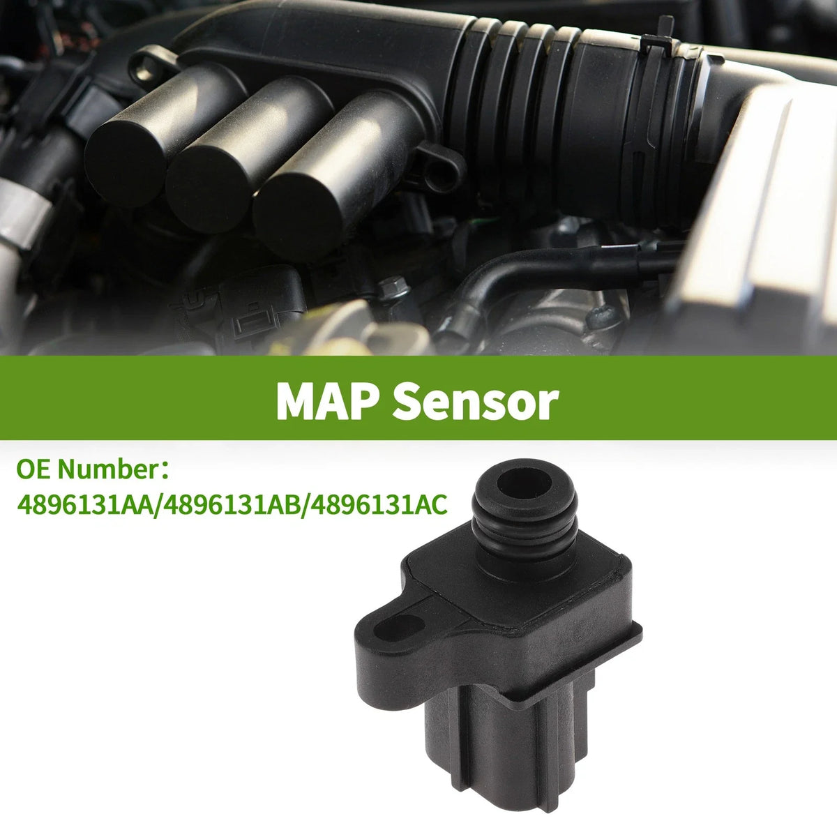 MAP Sensor for Chrysler Sebring (2001–2004) No. 4896131AA