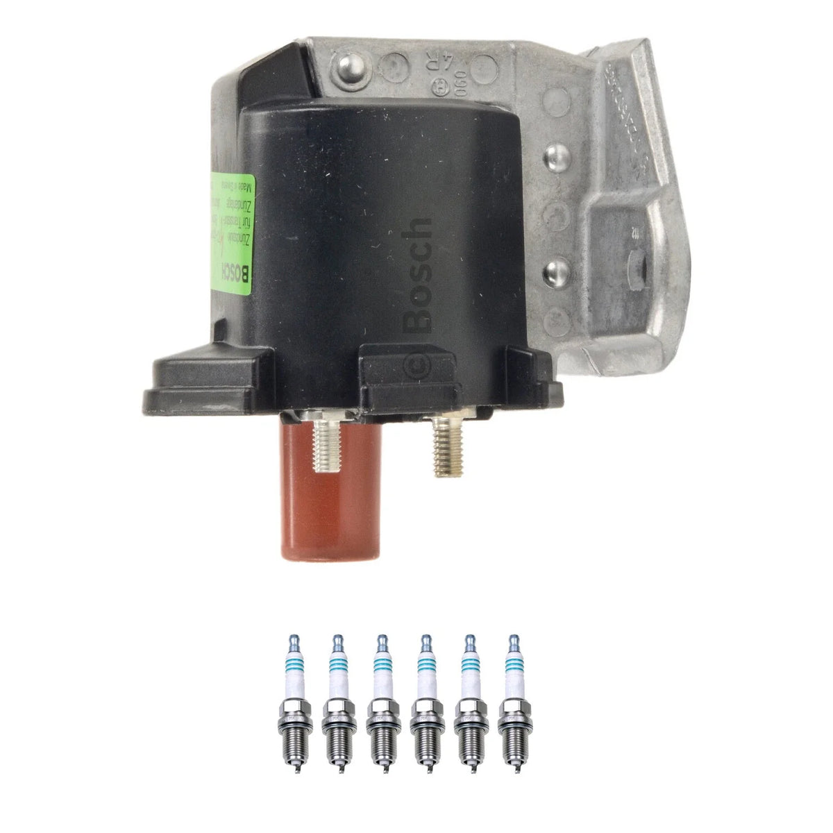 Ignition Coil & Iridium Spark Plug Kit for R129 Supra D21 L6 (Bosch, Denso)