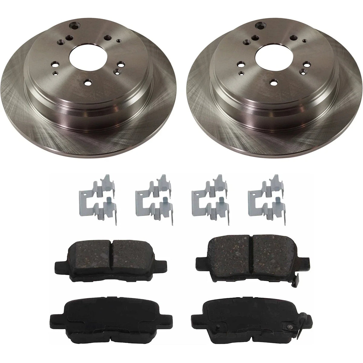 Brake Rotor and Pad Kit for Honda Odyssey (2002–2004) Rear Solid FWD