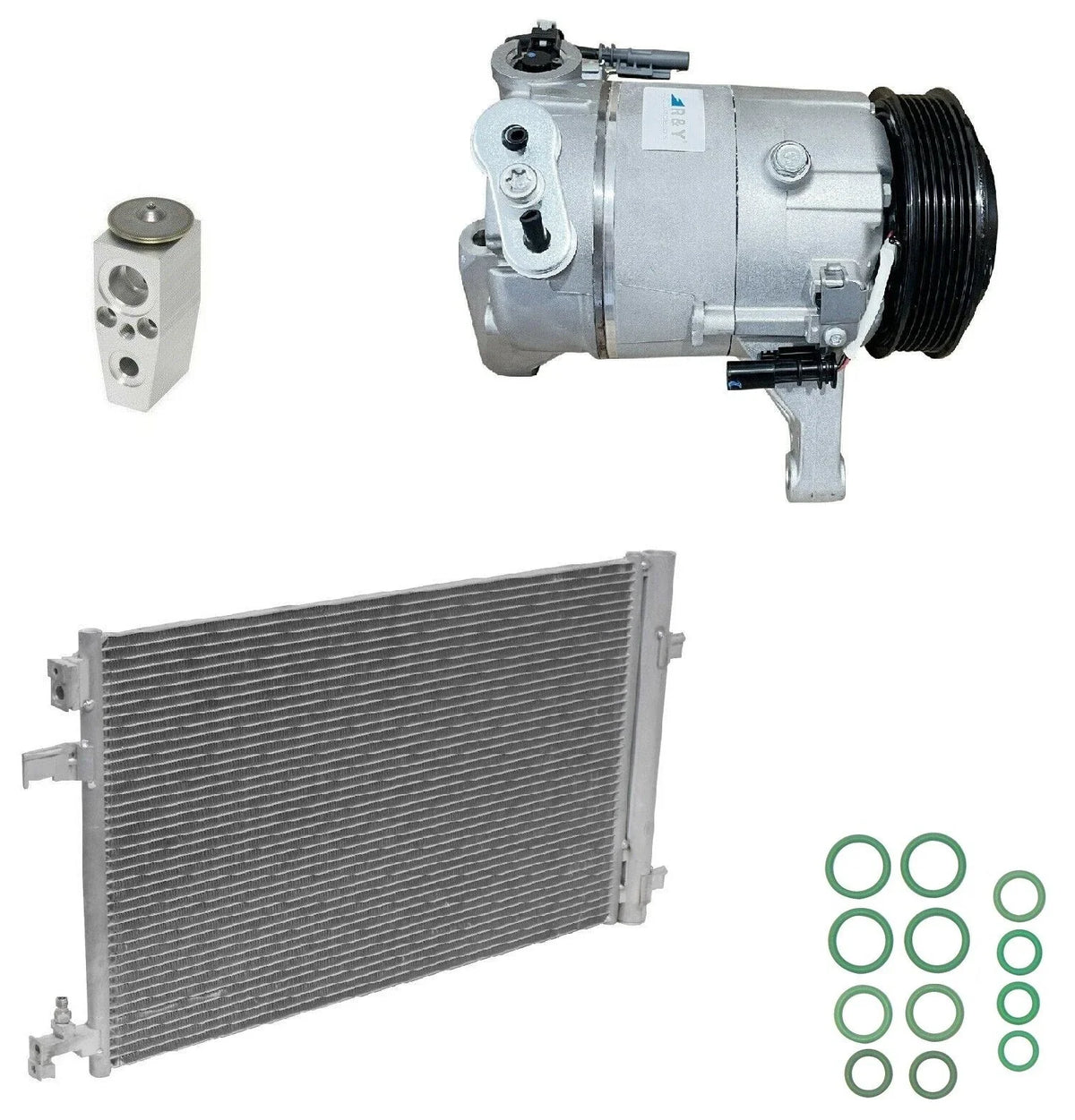 A C Compressor Kit With Condenser for Buick Lacrosse 3.6L (2016–2016)