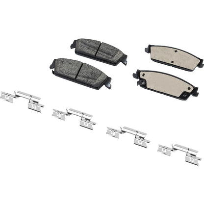 Set of 4 Front & Rear Brake Pads for Chevy Tahoe, Yukon, Suburban, GMC XL 1500