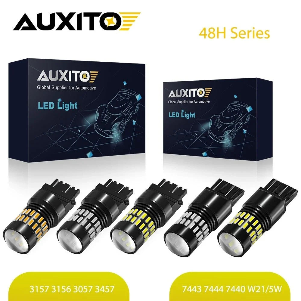 LED Bulbs 7443 7444 7440 for Turn Signal & Brake Light - 2 Pack