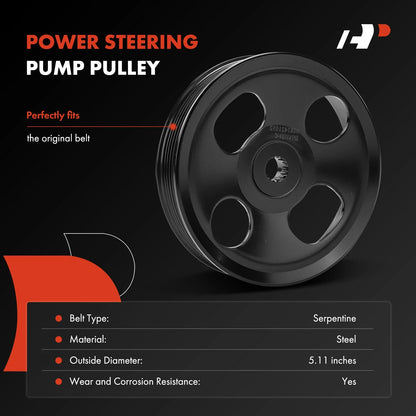 Power Steering Pump Pulley for Nissan Altima & Frontier 2002-2019