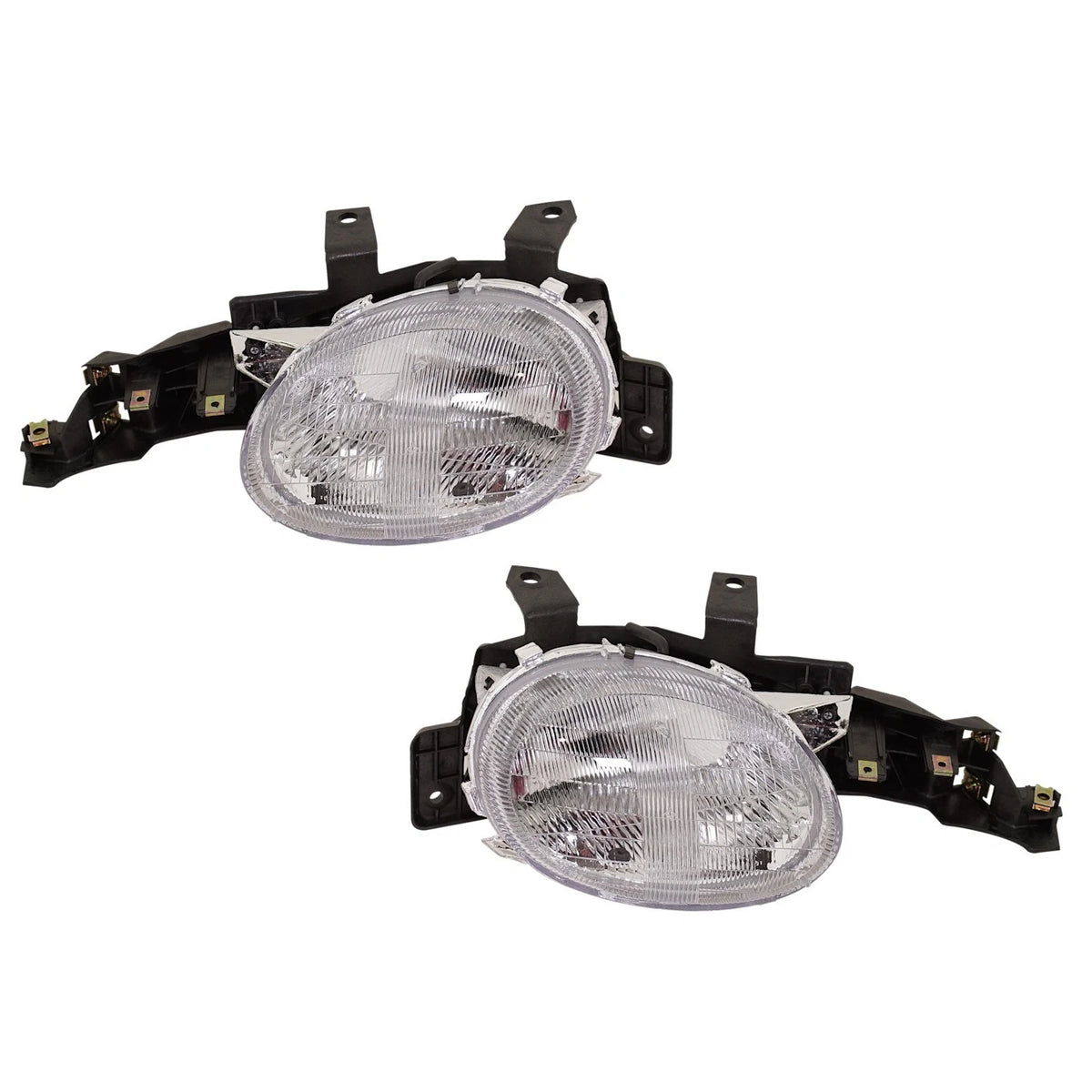 Headlight Set for Dodge Neon Plymouth Neon (1995–1999) w/ Bulb