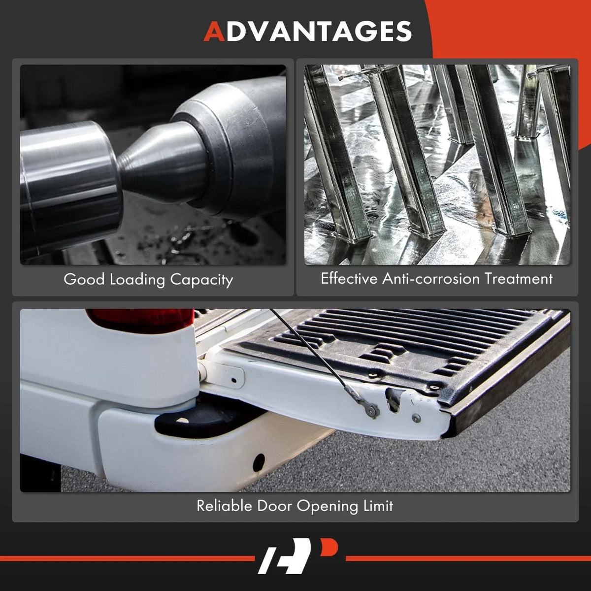 Tailgate Hinge Pair for 2005-2018 Nissan Frontier