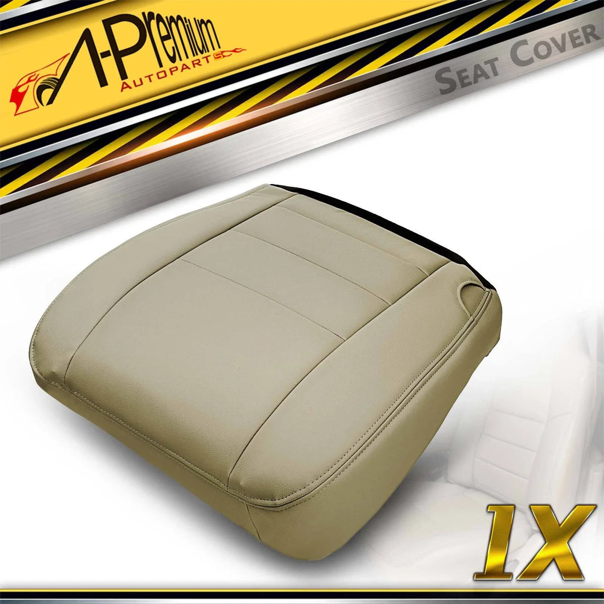 Front Left Seat Bottom Cover for Ford Excursion (2002–2004) Tan
