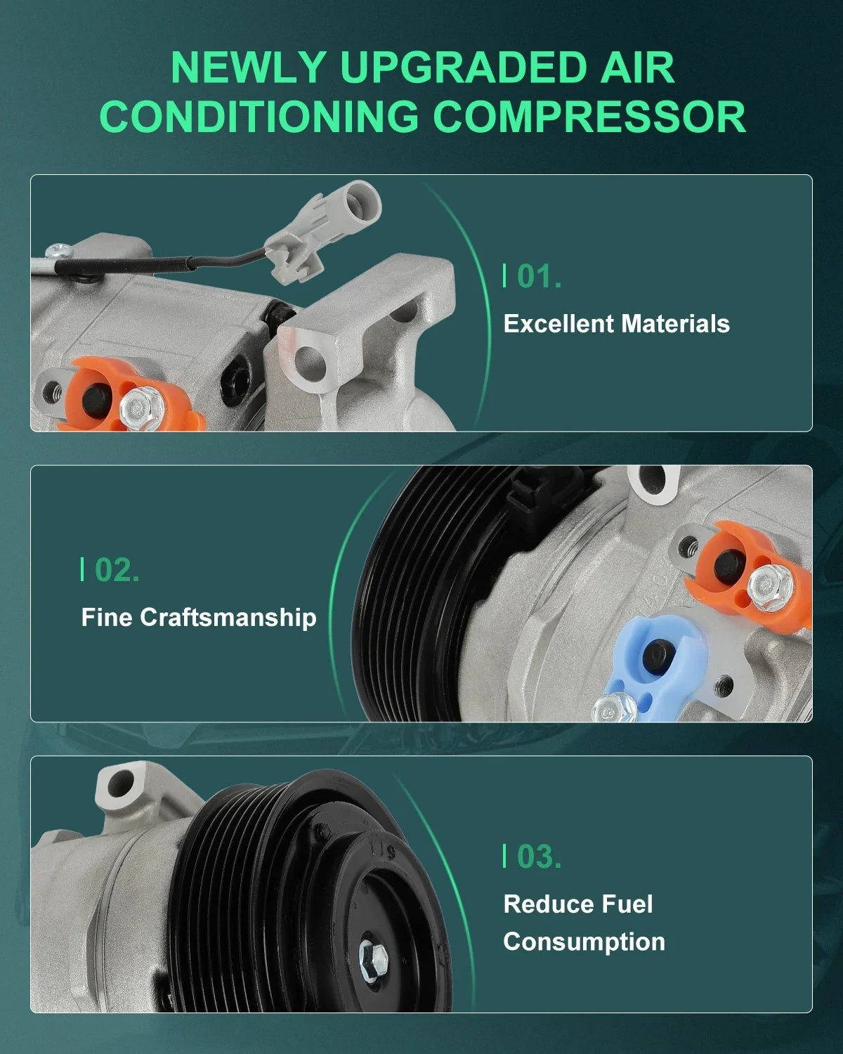 A/C Compressor 2.4L for Scion tC Base (2007-2010)