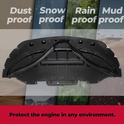 Front Splash Shield Under Cover for 2015-2017 Ford Mustang 2.3L 3.7L
