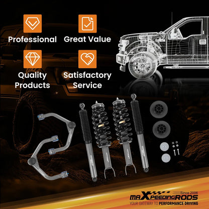 3" Lift Kit for Ram 1500 4WD (2012-2018) with Shocks, Struts & Control Arms
