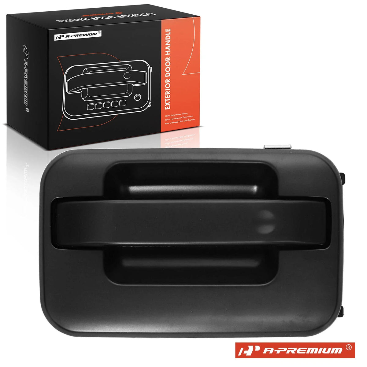 Rear Left Smooth Black Exterior Door Handle for Ford F-150 (2009–2014)