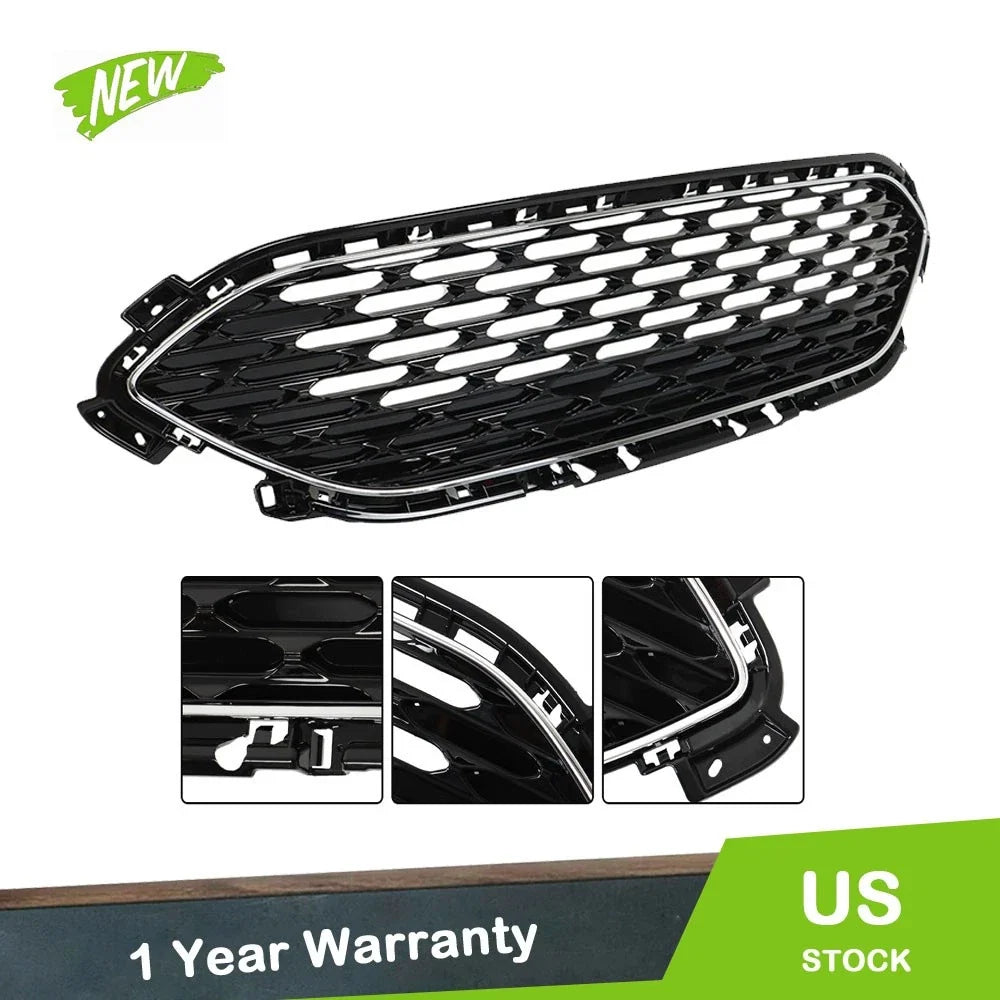 Front Bumper Grille for Ford Escape (2020–2022) Chrome Black Trim