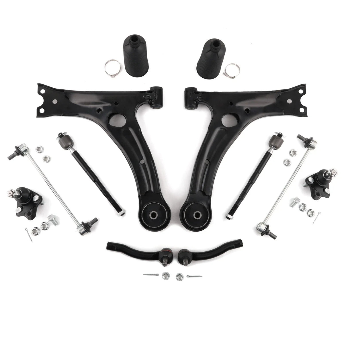 Front Coil Spring Struts & Control Arms Set for Toyota Corolla 03-08