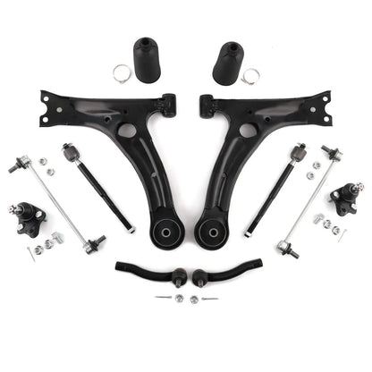 Front Coil Spring Struts & Control Arms Set for Toyota Corolla 03-08