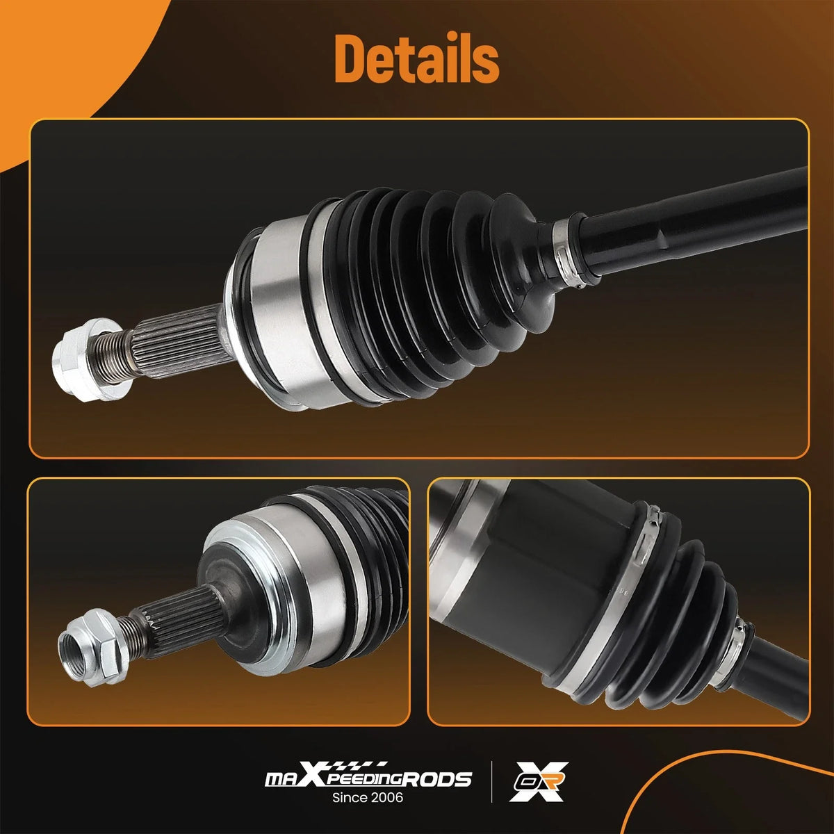 2.4L Front Right CV Axle Shaft for Honda Accord 2003-2007