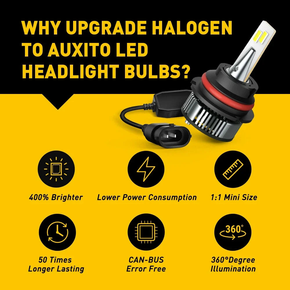 AUXITO 9007/HB5 LED Headlight Bulbs Kit for