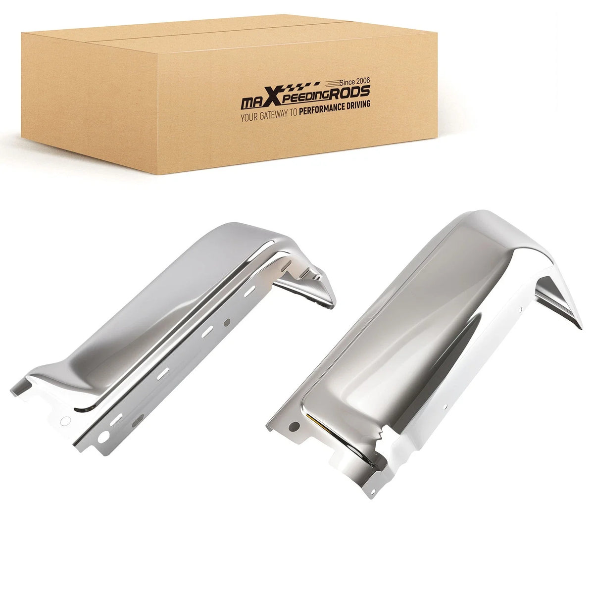 Chrome Bumper End Kit for Ford F150 SVT Raptor (2009–2014)