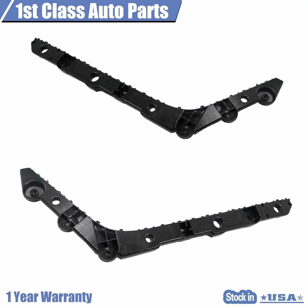 Set of 2 Rear Bumper Brackets for Nissan Sentra (2013–2018)