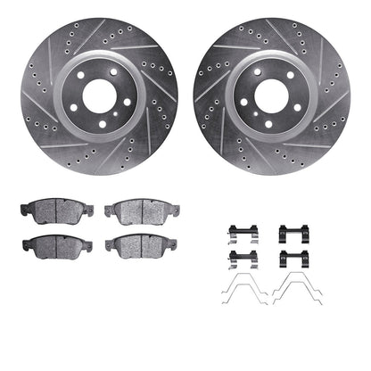Coupe Sedan Brake Disc & Pad Kit - 2X Included