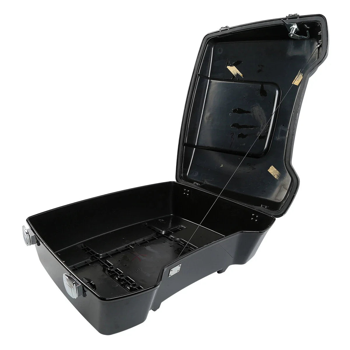 Chopped Pack Backrest for Harley Touring (1997-2013) - Vivid Black Finish