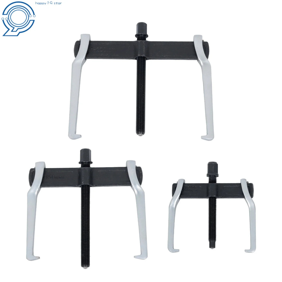 Set of 2 Claw Pullers for Pulley Flywheel Bearings Removal