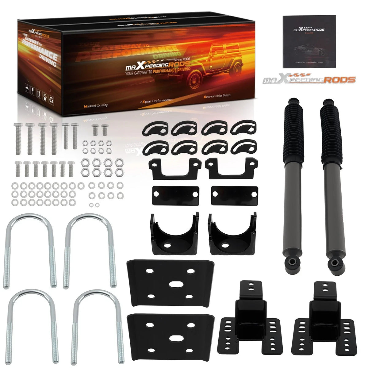 Lowering Kit 2" Front 4" Rear for 2007-2015 GMC Sierra 1500 2WD