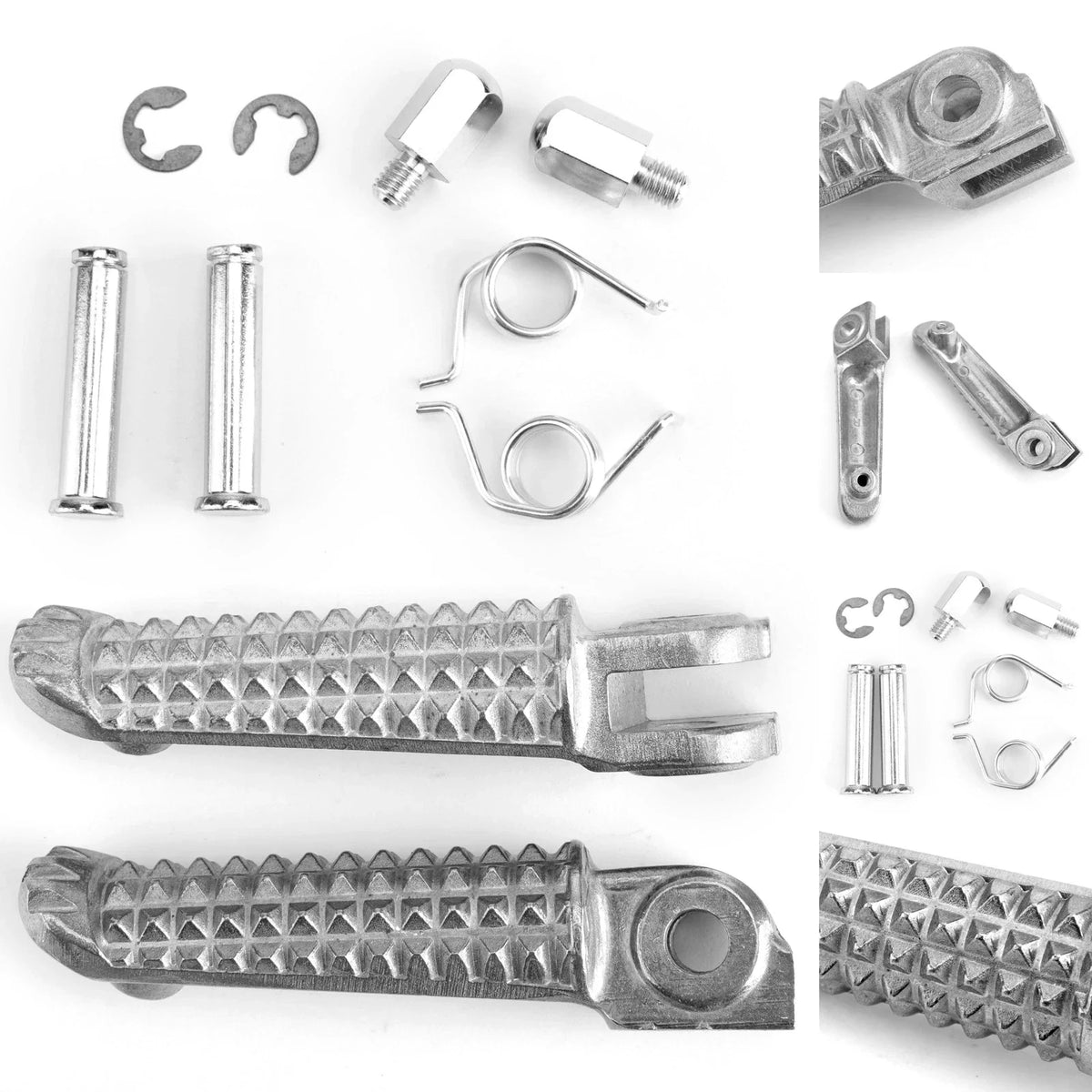 Front Foot Peg Footrest for Yamaha YZF R1 (1998–2014), R6 (1999–2014), R6S (2003–2008)