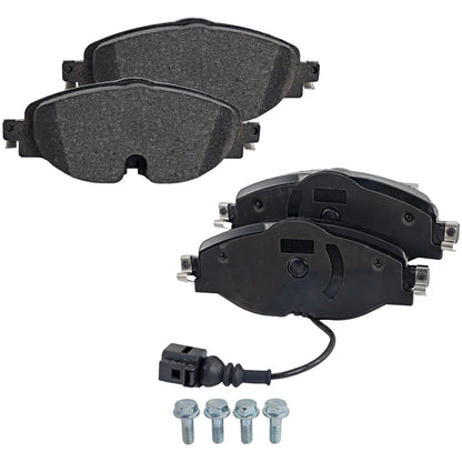 Disc Brake Rotors with Pads Kit for VW Jetta Audi A3 Golf GTI