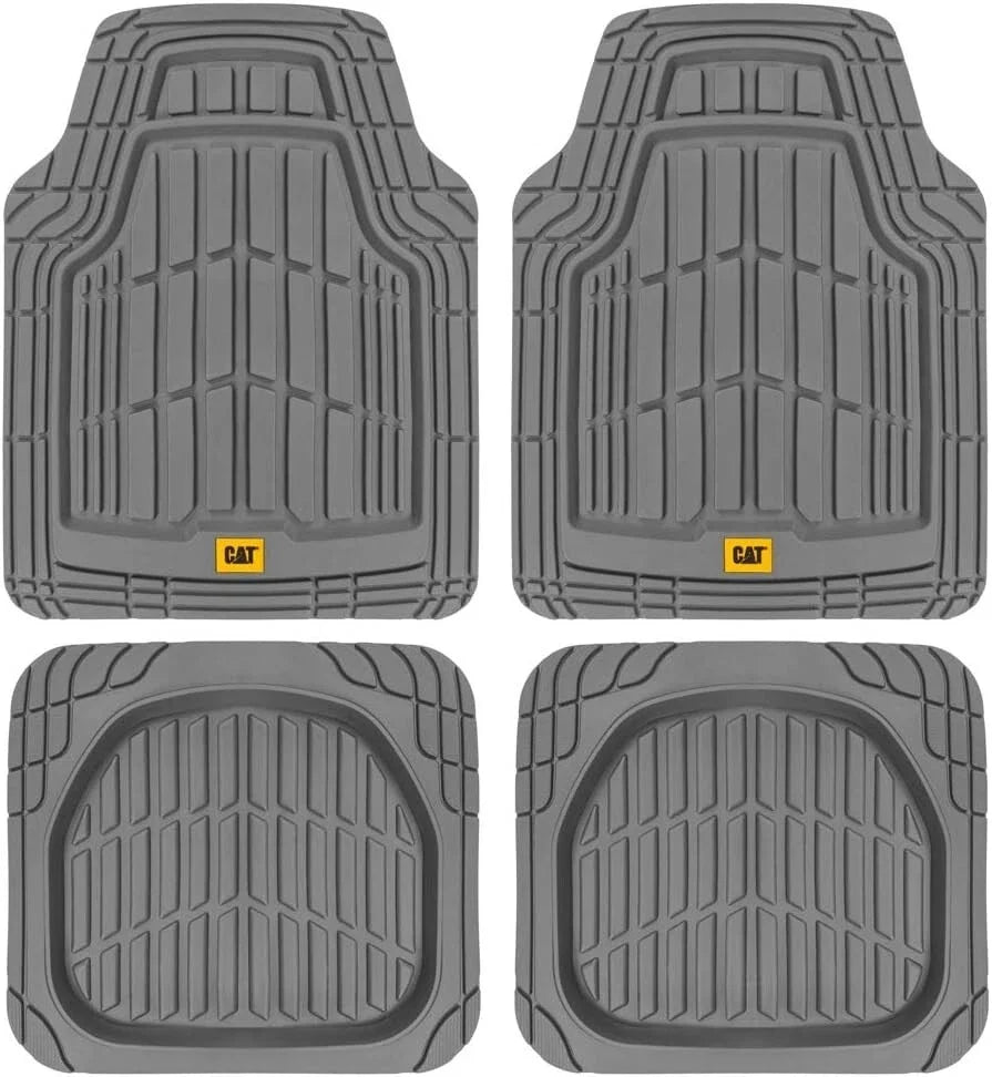 Set of 4 Rubber All Season Floor Mats for 2003 Gray