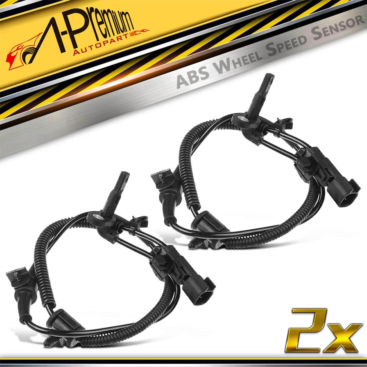 2X Front ABS Wheel Speed Sensors for Buick LaCrosse Regal (2005–2016)