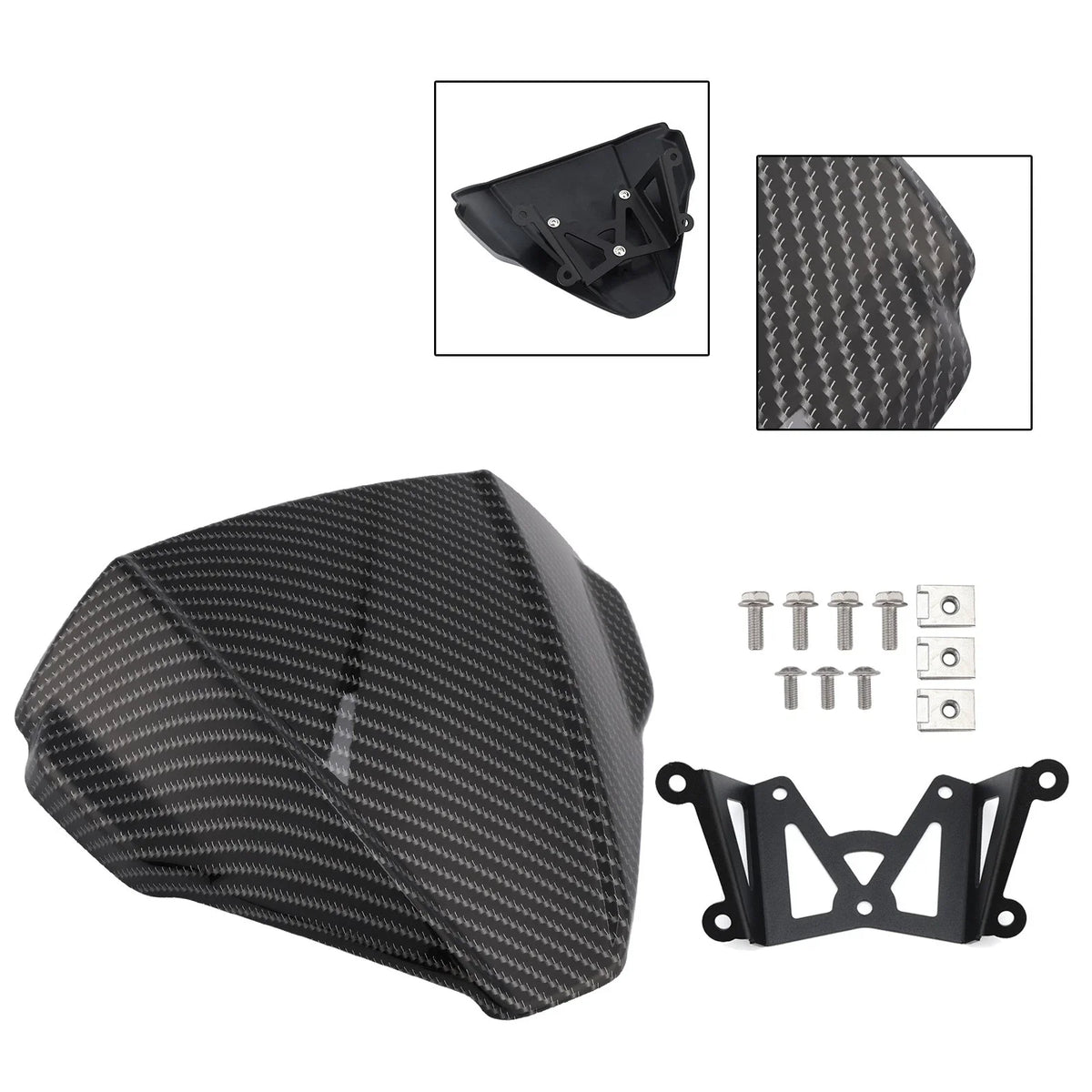 Simulated Carbon Windshield Windscreen for Yamaha MT-09 MT09 (2021–2023)