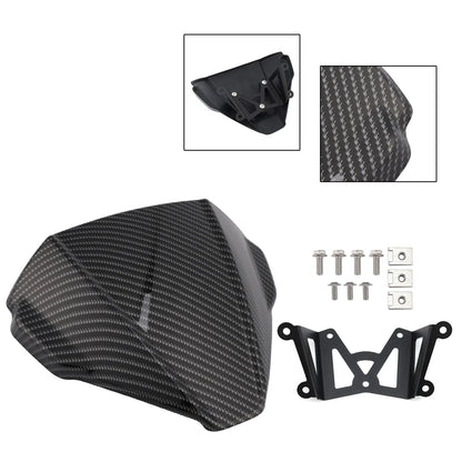 Simulated Carbon Windshield Windscreen for Yamaha MT-09 MT09 (2021–2023)