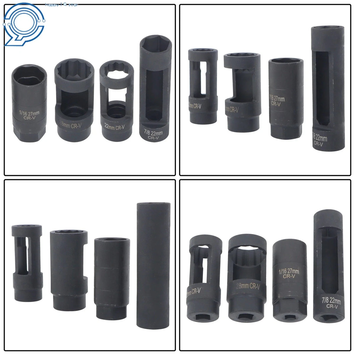 10Pcs O2 Oxygen Sensor & Oil Pressure Sending Unit Socket Tool Set for